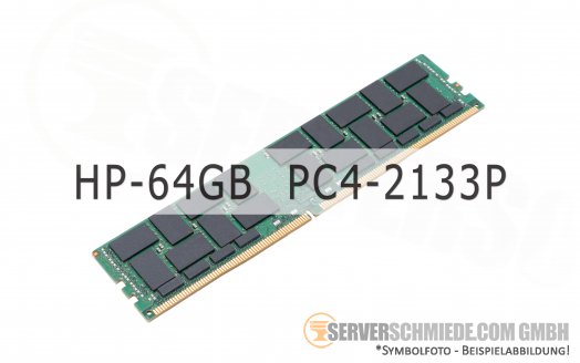 Samsung 64GB 4DRx4 PC4-2133P load reduced LRDIMM HP 752373-091 KR M386A8K40BM1-CPB 1516