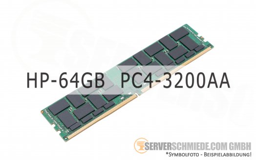 Hynix 64GB 2Rx4 PC4-3200AA registered ECC RAM HP P03053-0A1 HMAA8GR7AJR4N-XN TG AC 136