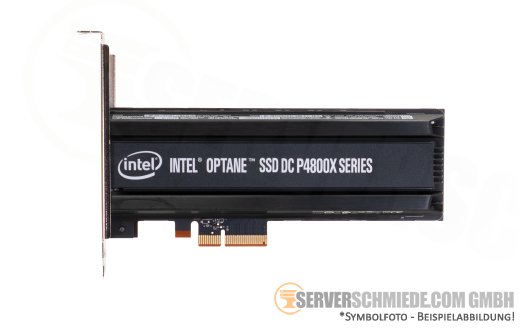 750GB HP Intel Optane P4800X AI KI Datacenter Enterprise 24/7 PCIe x4 NVMe IOPS 0,01ms lowest latency in the market