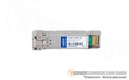 Addon 10G SFP+ MMF SR 850nm 300m LC FTLX8571D3BCL-AO 877-292-1701