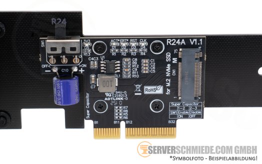 ADT Link R24A PCIe 5.0 x4 Server Storage Controller 1x M.2 NVMe 2230 2242 2260 2280 22110 +NEW+