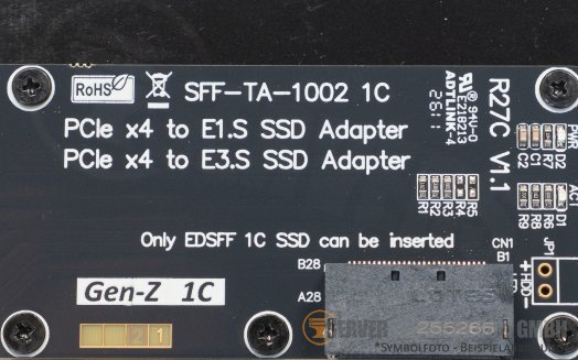 ADT Link R27C PCIe 5.0 x4 to 1x E1.S / E3.S NVMe SFF-TA-1002 Adapter Converter Server Storage Controller +NEW+