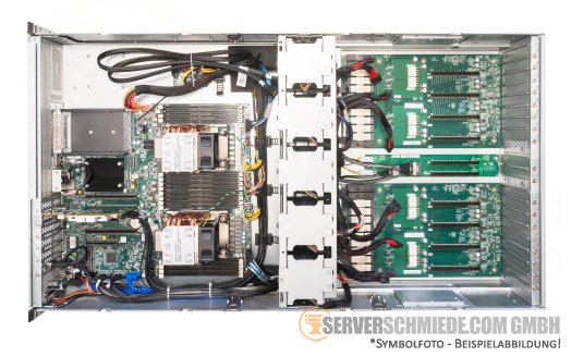 AIC CB401-TU 4U 8x GPU AI KI Server Tucana 12x LFF 8x SAS 4x NVMe 2x Intel XEON Scalable Gen3 LGA4189 +NEW+