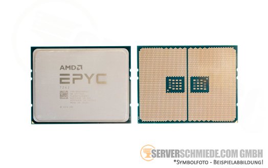 AMD Dell EPYC 7262 8C Server Prozessor 8x 3,20 GHz 128MB Cache FCLGA-4094 SP3 CPU