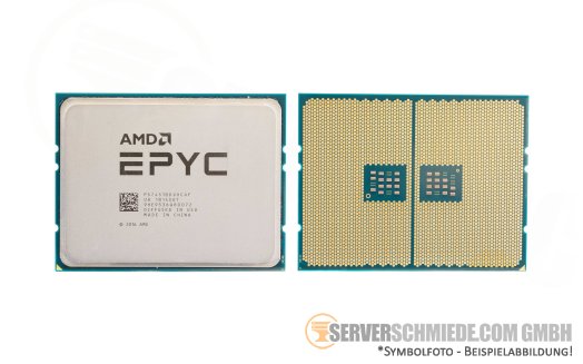 AMD Dell EPYC 7451 24C Server Prozessor 24x 2,30 GHz 64MB Cache FCLGA-4094 SP3 CPU