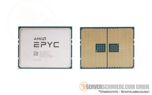 AMD EPYC 7702 64C Server Prozessor 64x 2,00 GHz 256MB Cache LGA4094 SP3 CPU