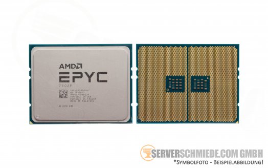 AMD Dell EPYC 7702P 64C Server Prozessor 64x 2,00 GHz 256MB Cache LGA4094 SP3 CPU