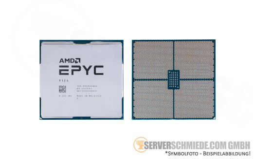 AMD EPYC 9124 16C Server Prozessor 16x 3,00 GHz 64MB Cache FC-OLGA-6096 SP5 CPU +NEW+