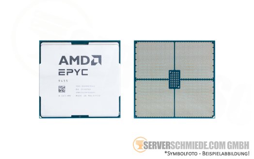 AMD EPYC 9455 48C Server Prozessor 48x 3,15 GHz 256MB Cache LGA-6096 SP5 300W CPU +NEW+