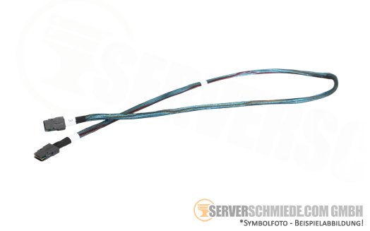 Amphenol 115cm SAS Kabel cable 1x SFF-8087 gerade to 1x SFF-8087 gerade