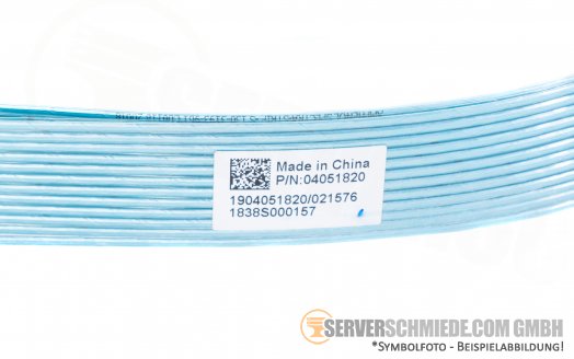 Amphenol 90cm SAS NVMe Kabel cable 1x SFF-8654 74-pin gerade to 1x SFF-8654 74-pin winkel