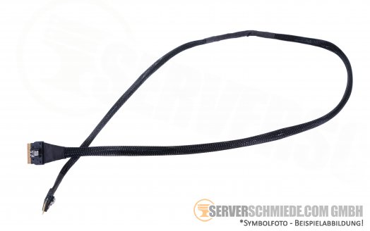 LuxShare 100cm SAS NVMe Kabel cable 1x SFF-8654 74-pin gerade to 1x SFF-8654 74-pin gerade