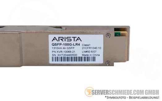 Arista 100G QSFP-100G-LR4 QSFP28 MTP Transceiver Modul 10km 1310nm LongRange