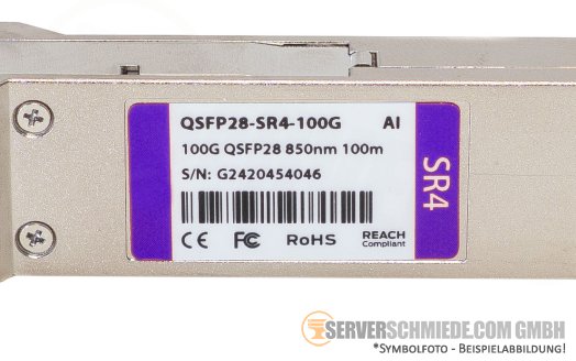 Arista 100Gb QSFP28 Transceiver 850nm 100m 100GBASE-SR4 MTP/MPO 3rd party