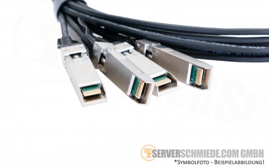 Arista Cisco Mellanox Dell Breakout 2m Kabel DAC 100Gb QSFP28 to 4x 25Gb SFP28 cable Kabel