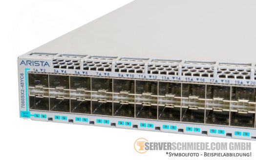 Arista Datacenter Switch DCS-7060SX2-48YC6 48x 10/25GbE SFP28 6x 100GbE QSFP28 ports  Layer 3 fully managed