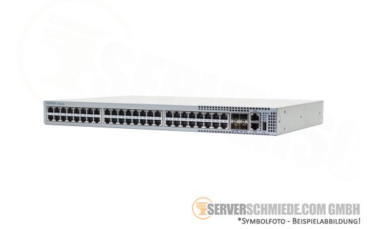 Arista DCS-7010T-48 48x 1Gb RJ-45 4x 10Gb SFP+ Switch fully managed Layer 3 2x PSU 2x FAN Port Side In / Intake