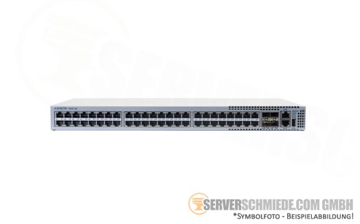 Arista DCS-7010T-48 48x 1Gb RJ-45 4x 10Gb SFP+ Switch fully managed Layer 3 2x PSU 2x FAN Port Side In / Intake