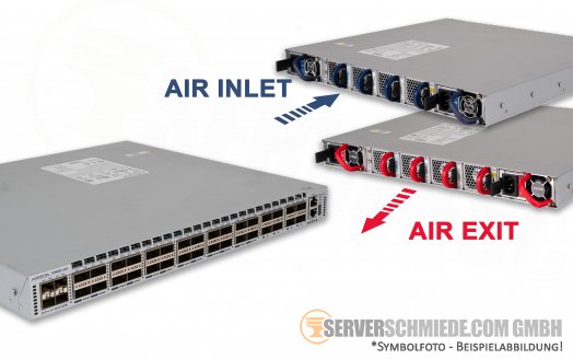 Arista DCS-7050QX-32S 32x 40GbE QSFP+ (104x 10Gb) 4x 10GbE SFP+ Ethernet Network Datacenter Enterprise Switch Layer 3 19" 1U