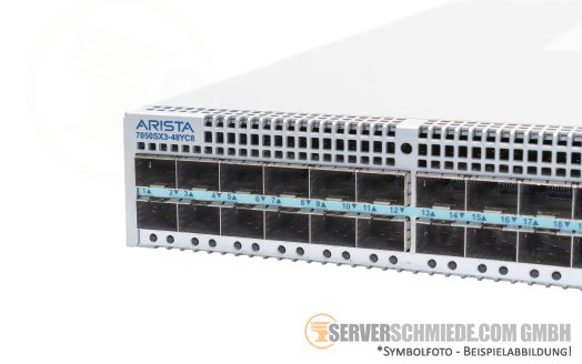 Arista DCS-7050SX3-48YC8 48x 10/25Gb SFP28 8x 100Gb QSFP28 Switch fully managed Layer 3 2x PSU 4x FAN Port Side In / Intake