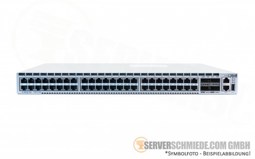 Arista DCS-7050TX-64 48x 10GbE + 4x QSFP+ 40GbE Switch fully managed Layer 3 2x PSU 4x FAN