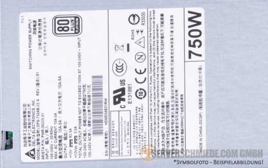 Arista DCS-7060CX-32S 7060CX 7050QX-32S 750W PSU Netzteil blau blue rear-to-front airflow