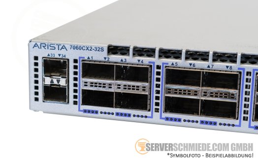 Arista DCS-7060CX2-32S 32x 100GbE QSFP28 2x 10GbE SFP+ Ethernet Network Switch Layer 3 2x PSU 4x FAN