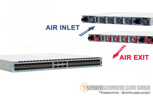 Arista DCS-7160-48YC6 48x 10/25Gb SFP28 6x 100Gb QSFP28 Switch fully managed Layer 3 2x PSU 4x FAN