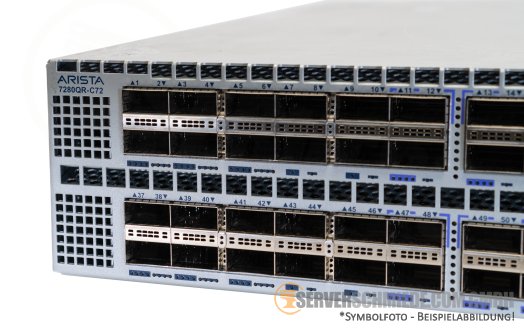Arista DCS-7280QR-C72 16x 100GbE QSFP28 56x 40GbE QSFP+ Ethernet Network Switch Layer 3 2x PSU 4x FAN