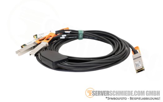 Arista HPE Cisco Dell 3m Kabel DAC AOC 1x 40Gb QSFP+ to 4x 10Gb SFP+ LC duplex Breakout Kabel