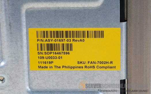 Arista 2U 80mm Lüfter Fan Switch blau blue rear-to-front 7300X 7260X3 7320X 7280QR ASY-01697-03 FAN-7002H-R