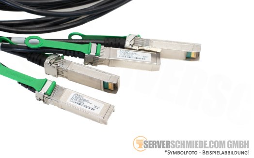 Arista Original 2m Kabel DAC copper 100Gb QSFP28 to 4x 25Gb SFP28 CAB-Q-4S-100G-2M Breakout Kabel
