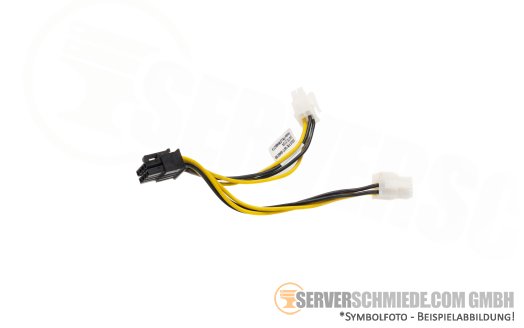 ASUS 12cm GPU Power Kabel cable 2x 6-pin Molex Minifit male to 1x 8-pin EPS / CPU male 90SK0000-MJABN0