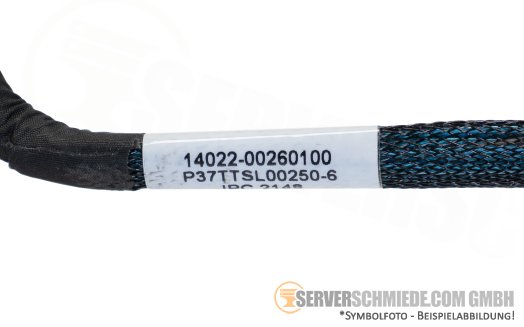 ASUS 24cm SAS Kabel cable 1x SFF-8643 gerade to 1x SFF-8643 gerade 14022-00260100