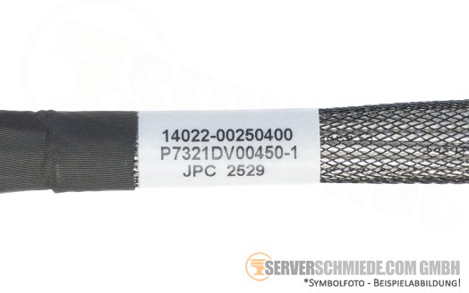 ASUS 45cm NVMe Kabel cable 1x SFF-8654 gerade to 1x SFF-8654 gerade 14022-00250400