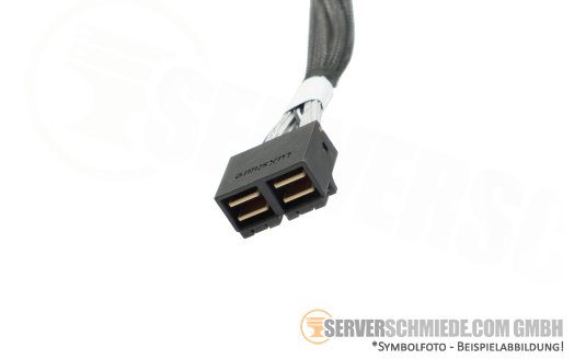 ASUS 50cm SAS Kabel cable 1x SFF-8654 8i gerade to 2x SFF-8654 4i gerade 14022-00300300