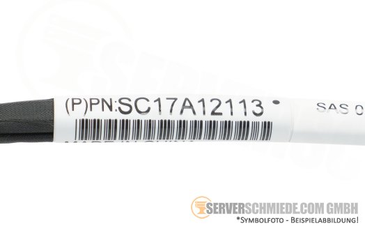 ASUS 50cm SAS Kabel cable 1x SFF-8654 8i gerade to 2x SFF-8654 4i gerade 14022-00300300