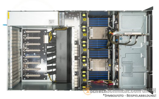 ASUS ESC8000A-E11 4U 8x GPU AI KI Server 8x 3,5