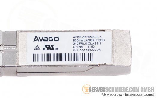Avago 16G FC FibreChannel SR 850nm SFP+ Transceiver  AFBR-57F5MZ-ELX Multirate