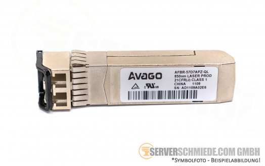 Avago GBIC 8 Gbit/s SFP Transceiver 850 nm 21CFR(J)Class 1 AFBR-57D7APZ-ELX AFBR-57D7APZ AFBR-57D7APZ AFBR-57D7APZ-E2 AFBR-57D7APZ-lB1 AFBR-57D7APZ-QL
