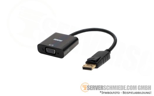 BENFEI DisplayPort auf VGA, Unidirektional DisplayPort DP Computor zu VGA Monitor Adapter 1080P (Stecker auf Buchse), kompatibel für Lenovo Dell ASUS
