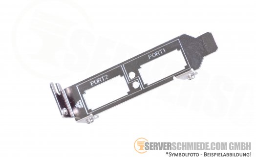 Slotblende / Filler -  SuperMicro Low Profile Dual Port
