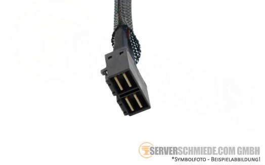 Broadcom kompatibel 95cm U.2 NVMe Enabler Kabel cable 2x SFF-8643 (double) to 2x SFF-8639 + 2x 4-pin Molex IDE 05-50064-00 3rd party