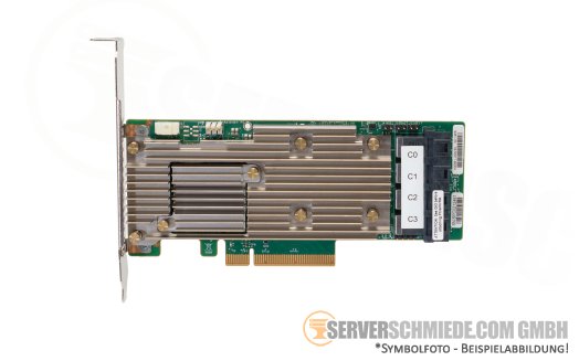 Broadcom LSI 9461-16i 4GB Tri-Mode NVMe SAS SATA 4x SFF-8643 PCIe x8 RAID Storage Controller 0, 1, 5, 6, 10, 50, 60 JBOD