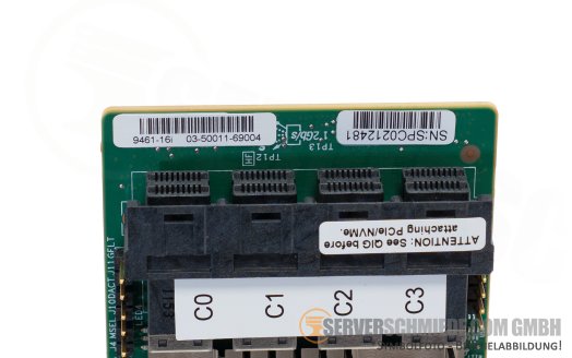 Broadcom LSI 9461-16i 4GB Tri-Mode NVMe SAS SATA 4x SFF-8643 PCIe x8 RAID Storage Controller 0, 1, 5, 6, 10, 50, 60 JBOD