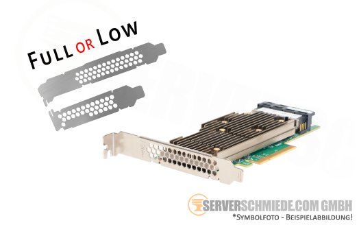 Broadcom LSI 9461-16i 4GB Tri-Mode NVMe SAS SATA 4x SFF-8643 PCIe x8 RAID Storage Controller 0, 1, 5, 6, 10, 50, 60 JBOD