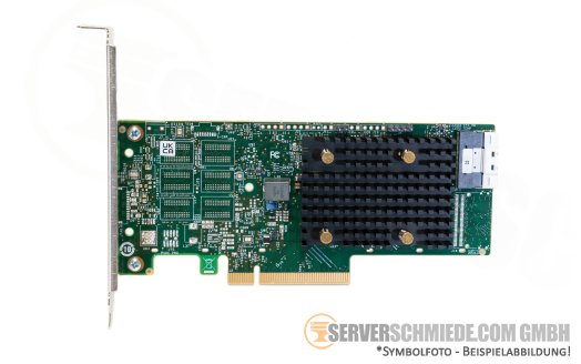 Broadcom LSI SAS 9500-8i PCIe x8 4.0 1x SFF-8654 12G SAS3 NVMe HBA HDD SSD NVMe JBOD Tri-Mode Controller (ZFS, Ceph)