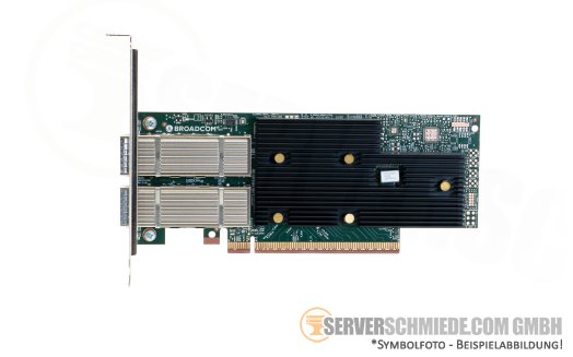Broadcom P2200G 2x 25/50/100/200/400Gb OSFP112 PCIe 5.0 x16 Ethernet Netzwerk  BCM957608-P2200GQF00 +NEW+