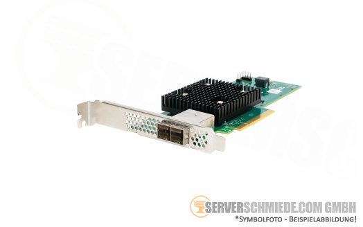 Broadcom SAS 9500-8e PCIe x8 4.0 2x SFF-8644 12G SAS3 SATA NVMe Tri-Mode HBA for HDD SSD JBOD Controller (ZFS, Ceph)