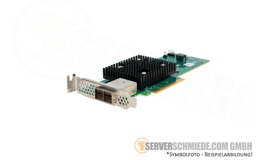 Broadcom SAS 9500-8e PCIe x8 4.0 2x SFF-8644 12G SAS3 SATA NVMe Tri-Mode HBA for HDD SSD JBOD Controller (ZFS, Ceph)